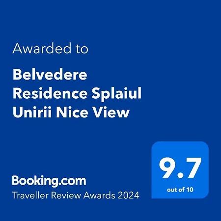 Lägenhet Belvedere Splaiul Unirii View *